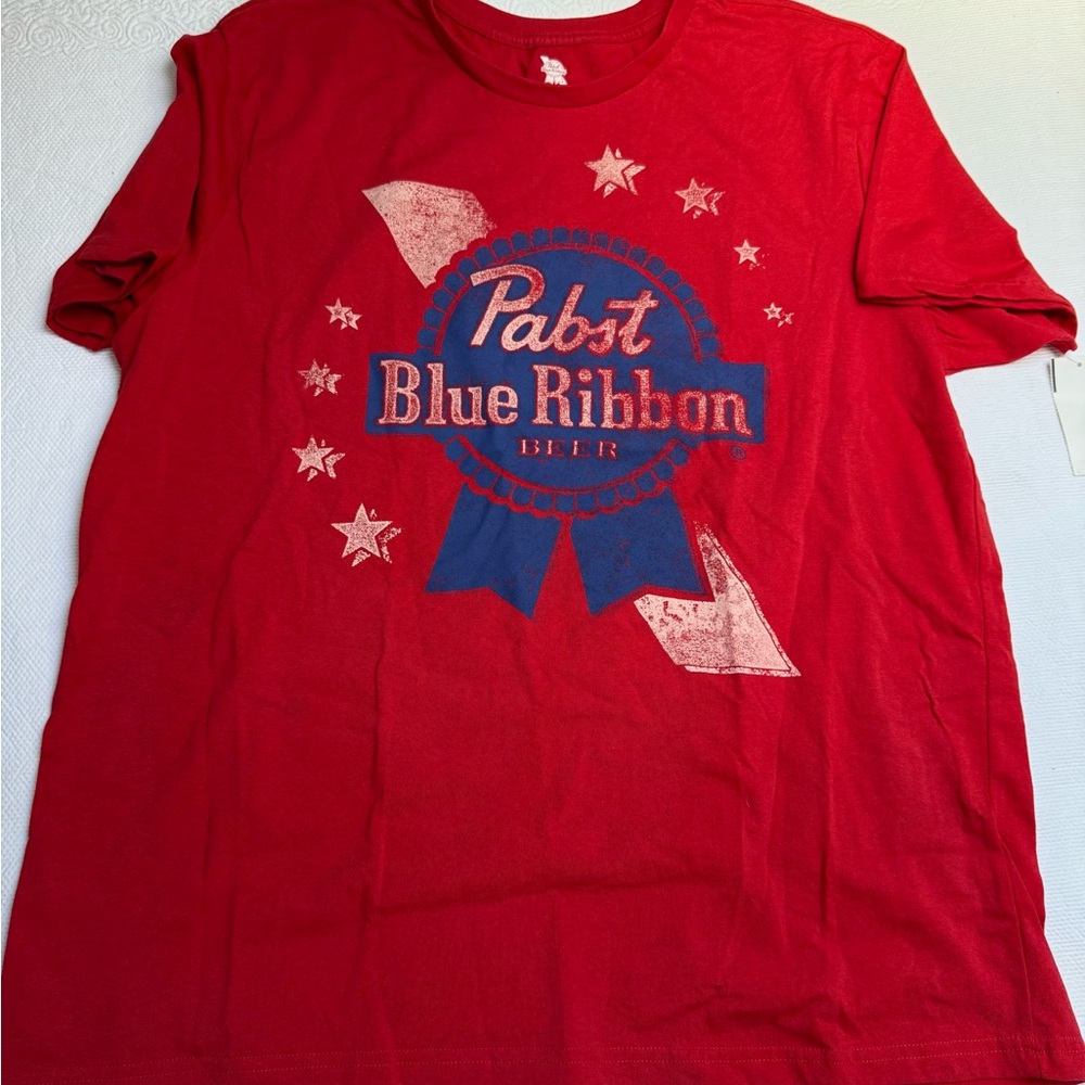 Pabst Blue Ribbon Red Graphic Tee